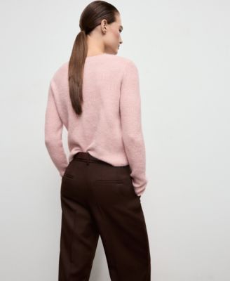 Women's Knitted Ribbed Sweater