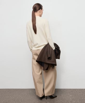 Women's Cashmere Perkins Neck Sweater