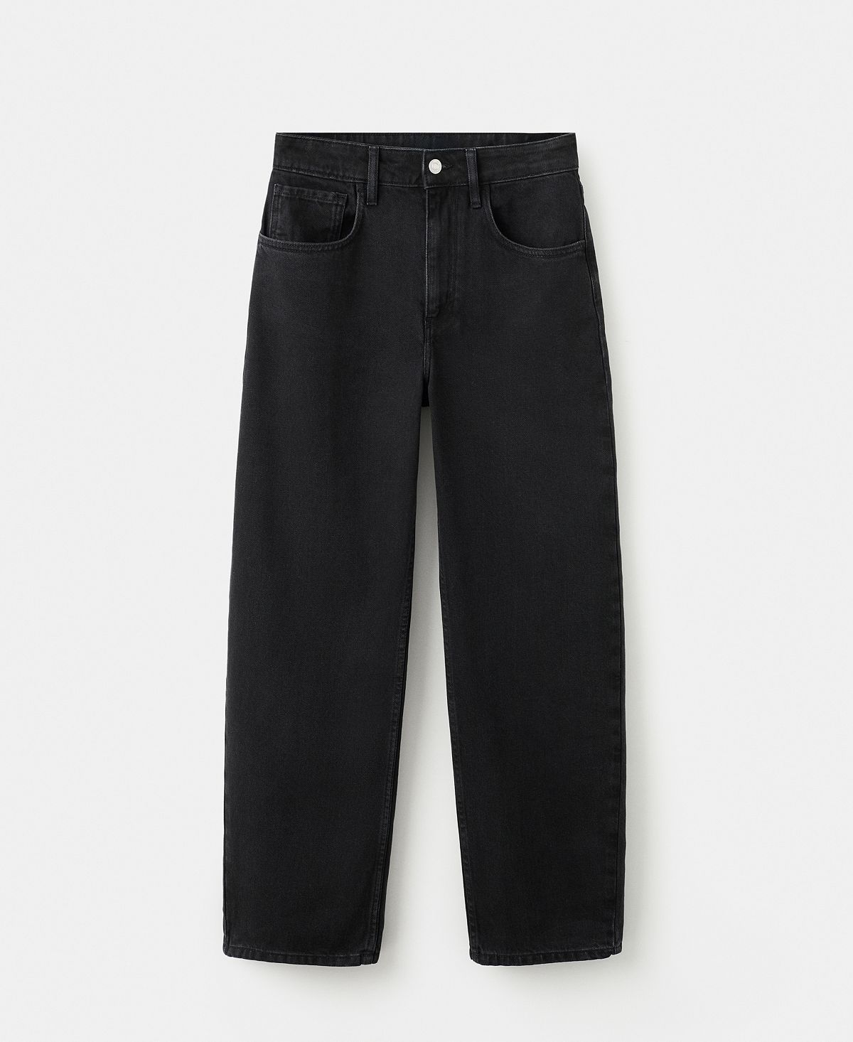 Mango Women's High-Waisted Barrel Jeans view 6 — MAYCSS fashion products