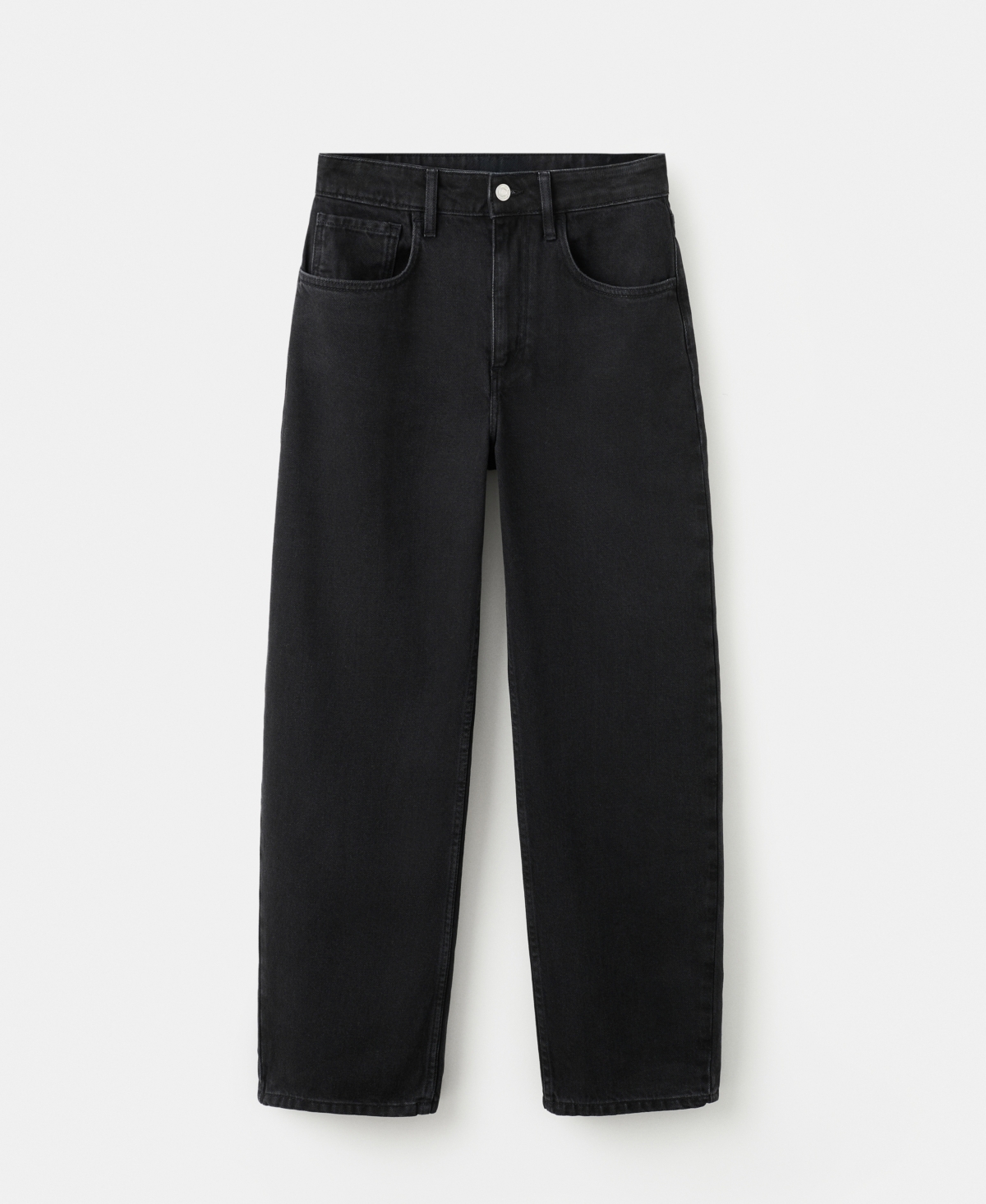 Mango Women's High-Waisted Barrel Jeans