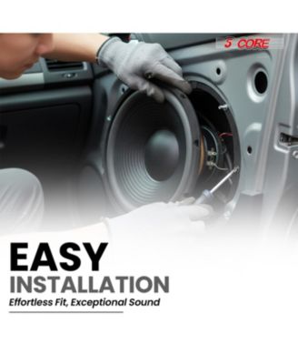 12" Subwoofer 120W Car Audio Sub Woofer 8 Ohm Deep Bass Replacement Component Loud Speaker