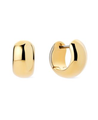 Giulia Bold Chunky 14K Gold-Plated Hoop Earrings