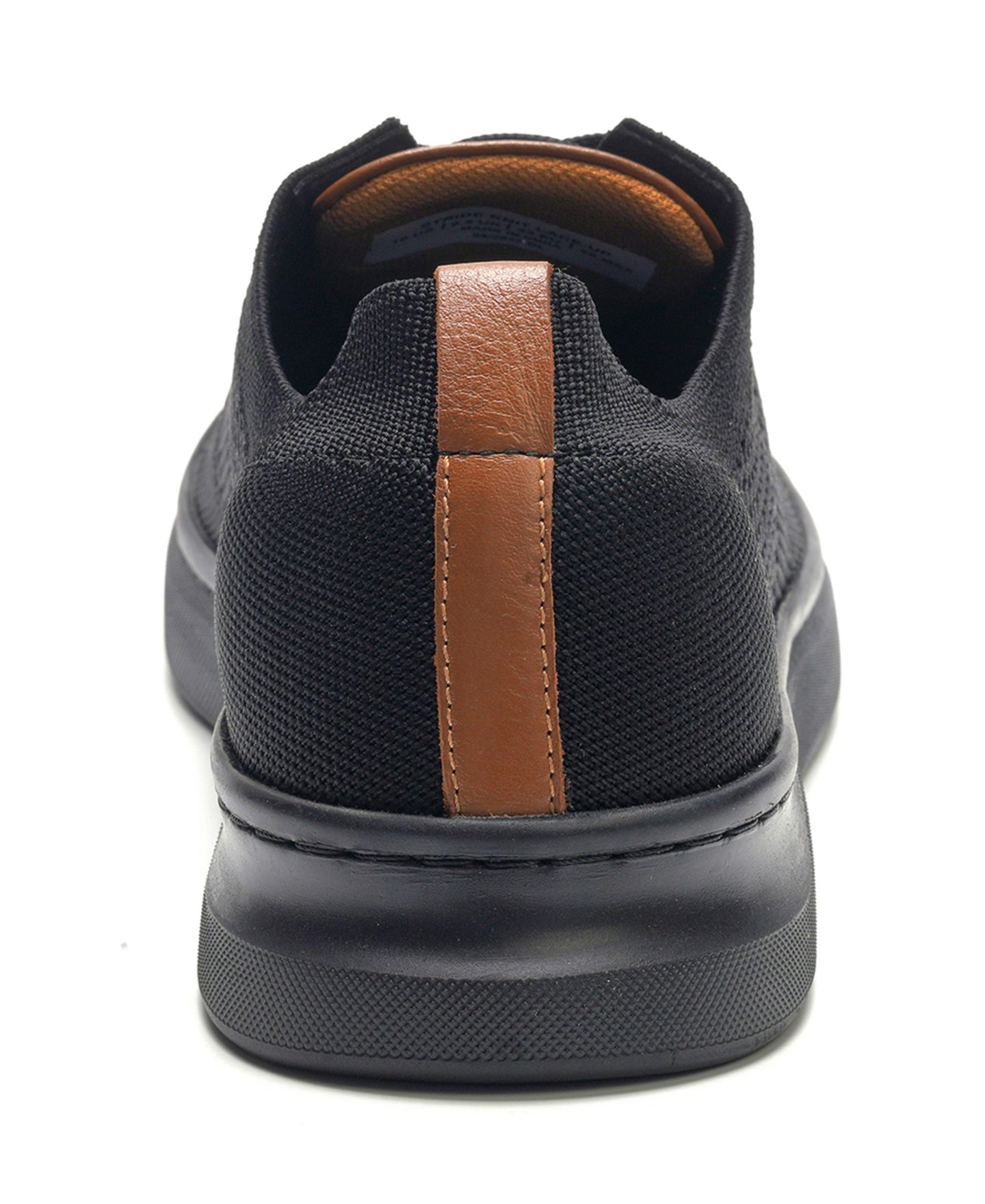 Мужские кроссовки A. Veer Stride Knit Lace-Up, цвет: Чёрный — фото 3