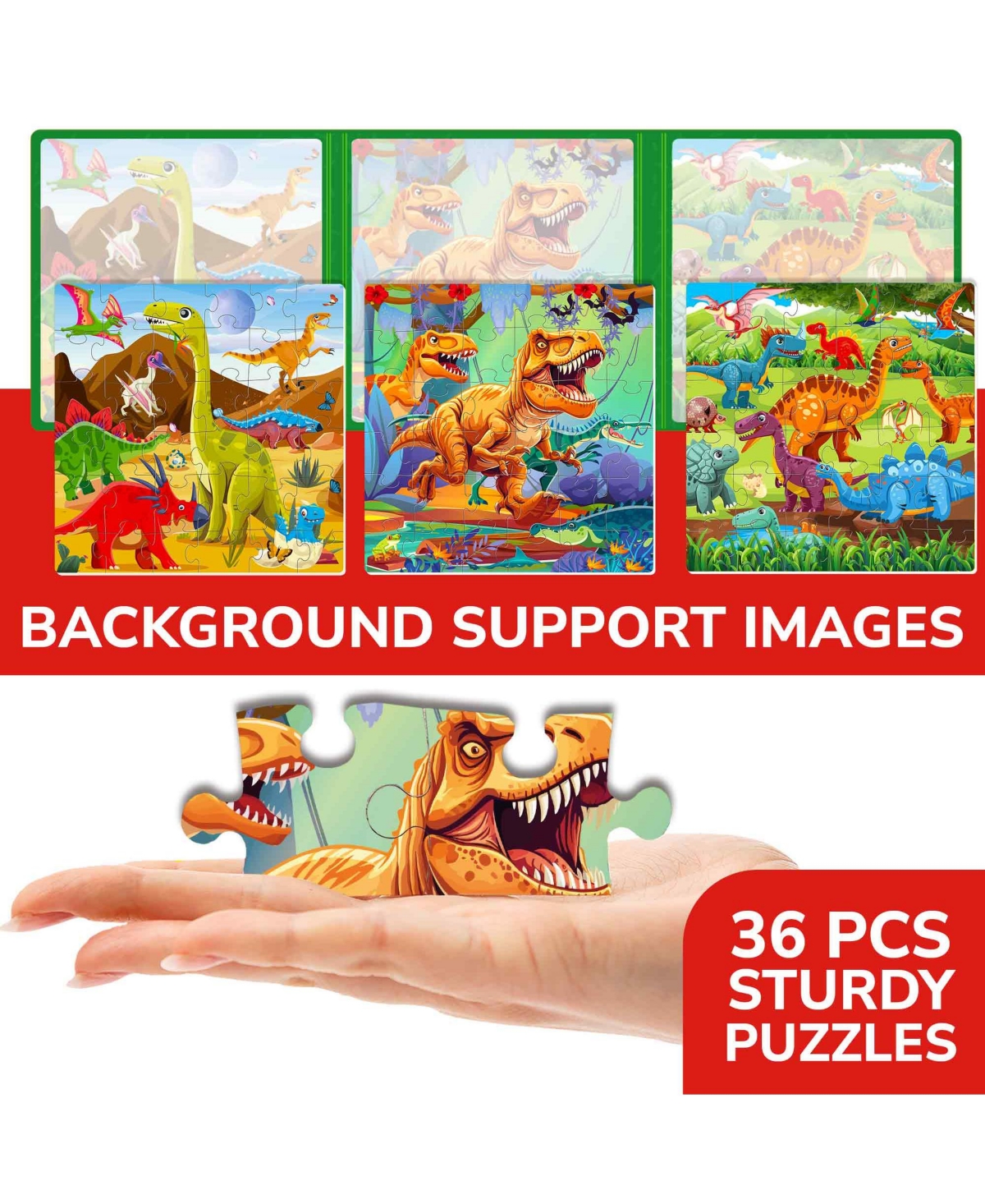 Quokka 3x36 Pcs Magnetic Puzzles for Kids