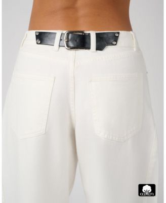 Women's Mid Rise Barrel Jeans