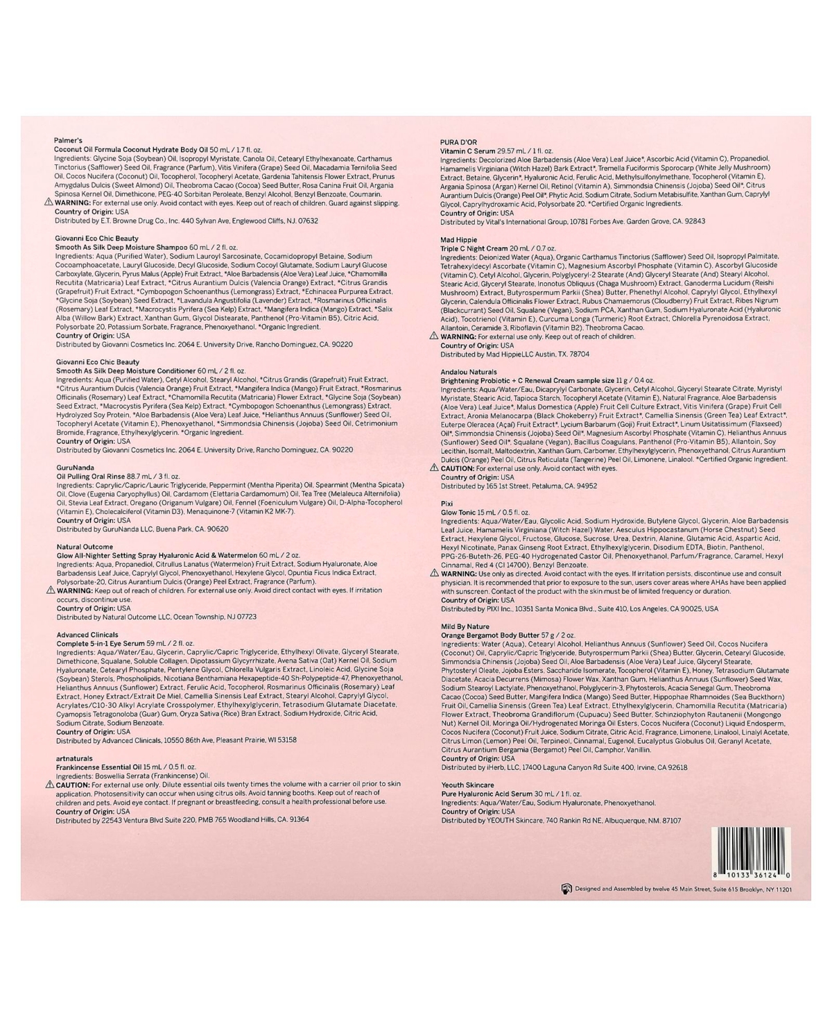 iHerb Exclusive iHerb 12 Days Of Favorites