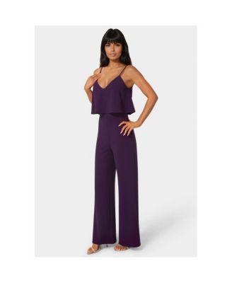 Women's Ruffle Wide Leg Jumpsuit