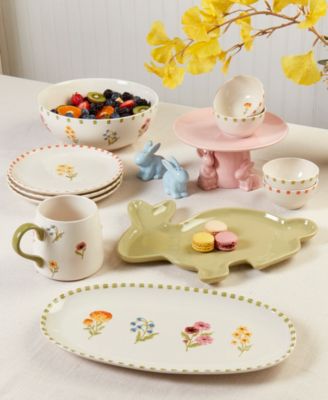Green Bunny Serving Tray, Exclusively at Macy's