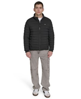 Men's Quilted Long-Sleeve Jacket