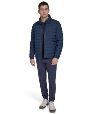 Men's Quilted Long-Sleeve Jacket