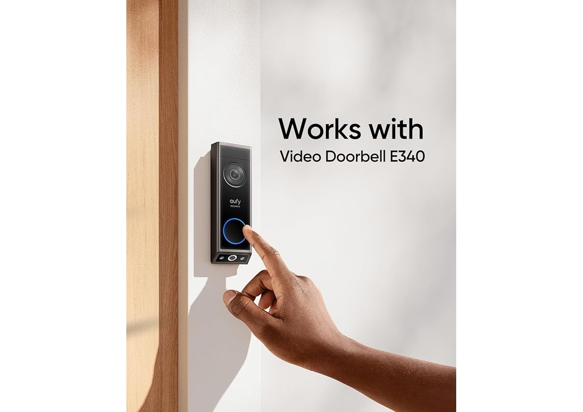eufy Security Add-On Chime Plug-In for eufy Video Doorbell E340