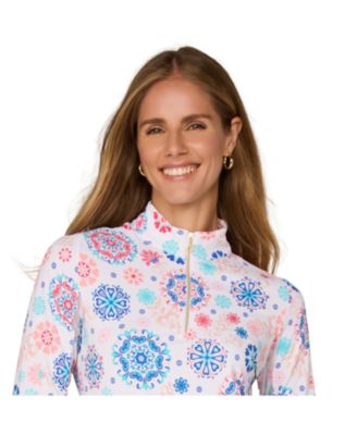 G Lifestyle Long Sleeve Mock Neck Top