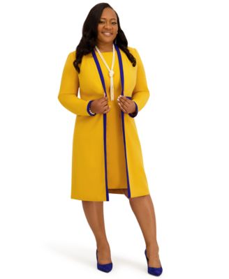 Women's Framed Waist Seam Open Topper Jacket, Regular & Plus