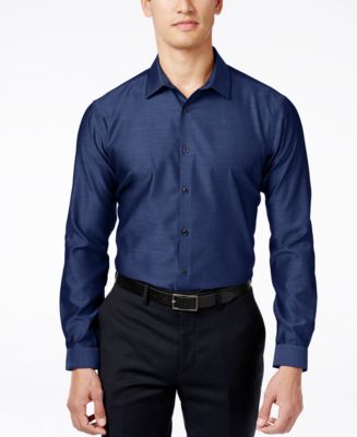 INC International Concepts Men's Blake Long-Sleeve Non-Iron Shirt ...