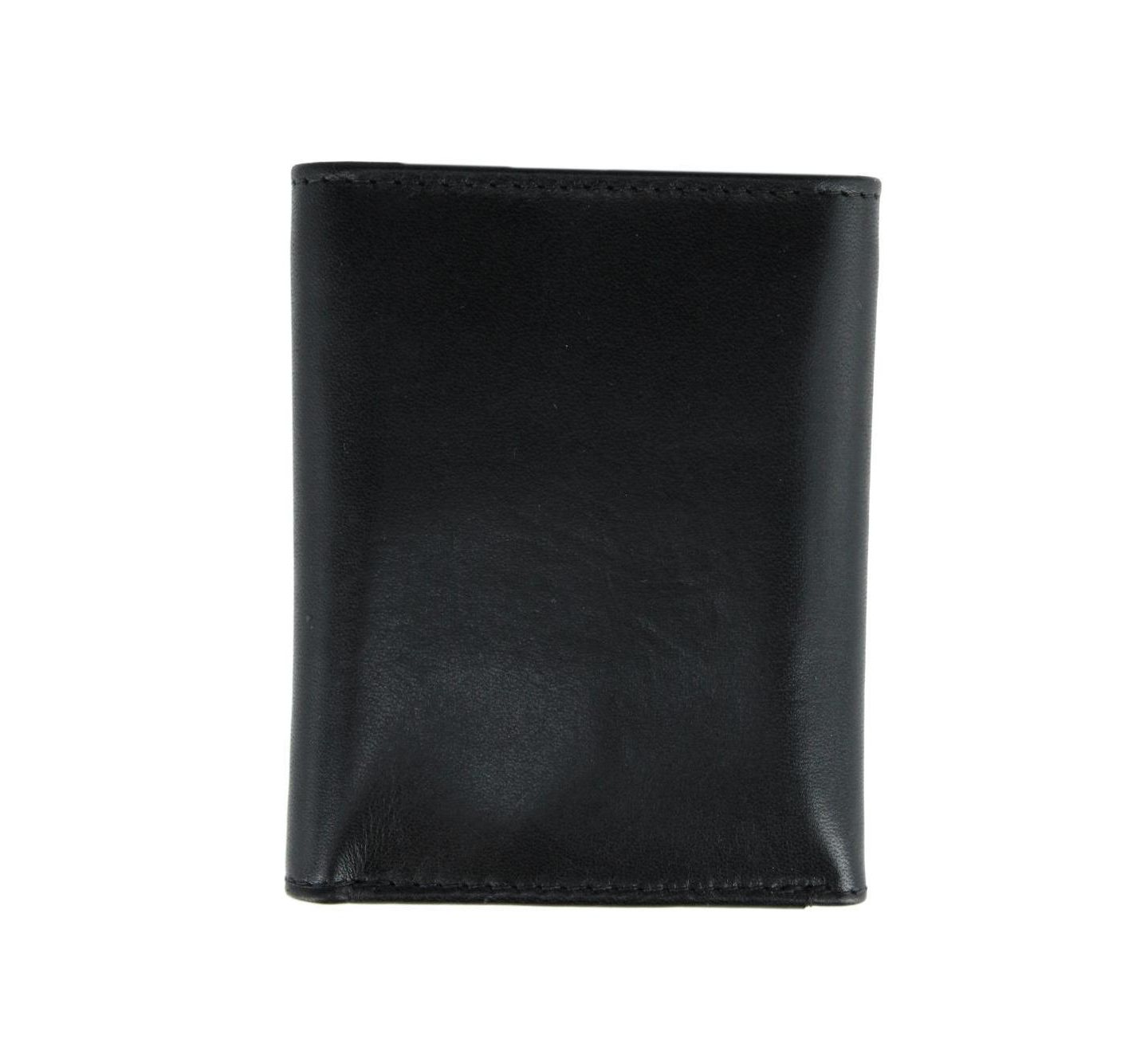 Мужской кошелёк TRAFALGAR Tennyson Tri-Fold Genuine Leather Wallet with ID Window, цвет: Чёрный — фото 4