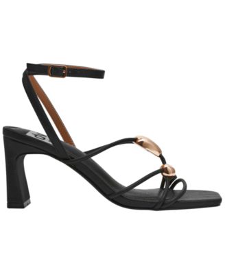 Women's Leeana Embellished Jewelry Strappy High Heel Dress Sandals