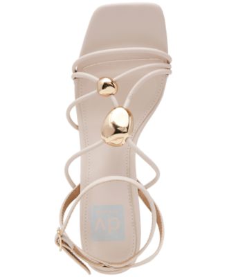 Women's Leeana Embellished Jewelry Strappy High Heel Dress Sandals