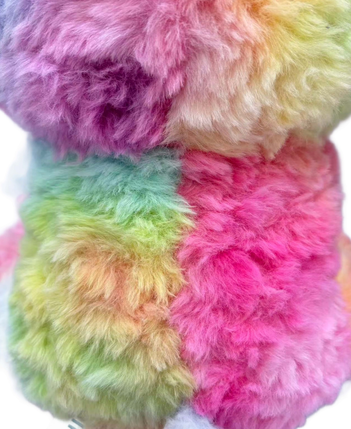 Wild Hippo Tie-Dye Passion Bear Valentine's Plush Toy