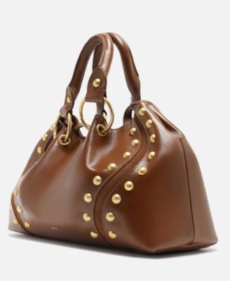 Lucienne Medium Leather Satchel Bag