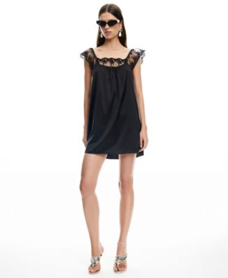 Women's Square Neck Mini Dress