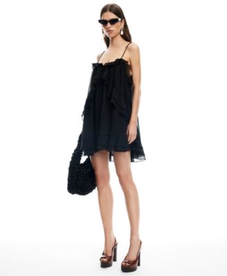 Women's Ethereal Square Neck Mini Dress