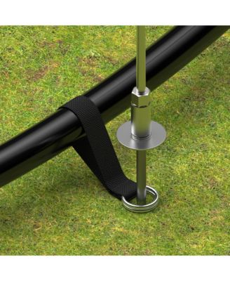 Trampoline Anchor Kit PRO, Heavy Duty Ground Anchoring Metal Stakes Set