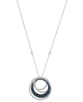 Diamond Pendant Necklace (1-1/5 ct. t.w.) in 14k White Gold