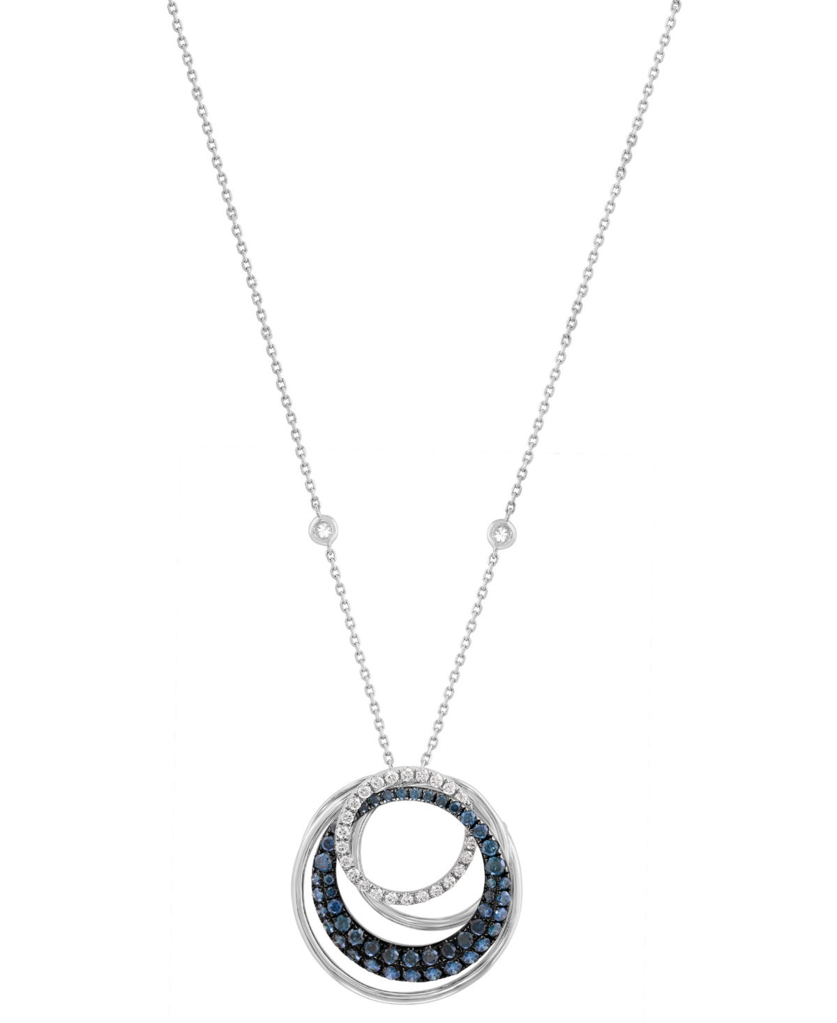 Effy Collection Diamond Pendant Necklace (1-1/5 ct. t.w.) in 14k White Gold