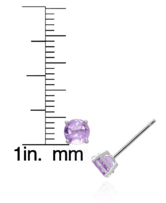 2-Pc. Amethyst & White Topaz Pendant Necklace & Earrings Set (2.35 ct. t.w.) in Sterling Silver