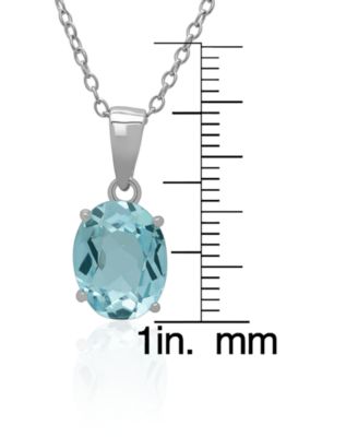 2-Pc. Blue Topaz (6.50 ct. t.w.) Star Pendant Necklace & Earrings Set in Sterling Silver