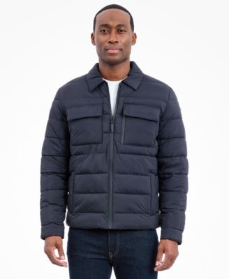 Men's Quilted Shirt Jacket