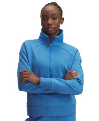 Women's Rival Fleece Mock-Neck Half-Zip Sweatshirt