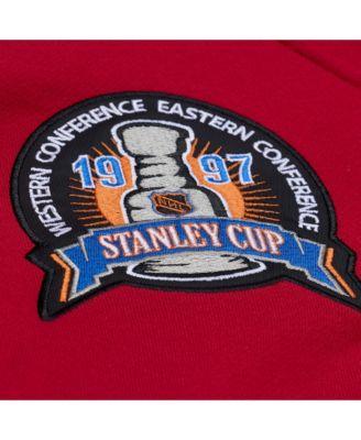 Men's Steve Yzerman Scarlet Detroit Red Wings 1997 Name & Number Premium Pullover Hoodie