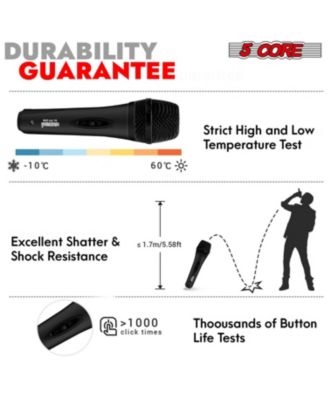 XLR Microphone Dynamic Mic Karaoke Singing Studio Mics Handheld Microphone