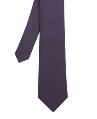 Men’s Slim Iridescent Solid Neck Tie