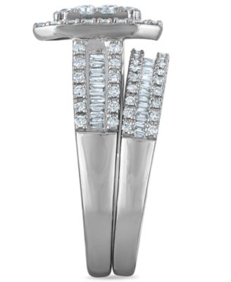 Diamond Bridal Set (1 ct. t.w.) in 10k White Gold