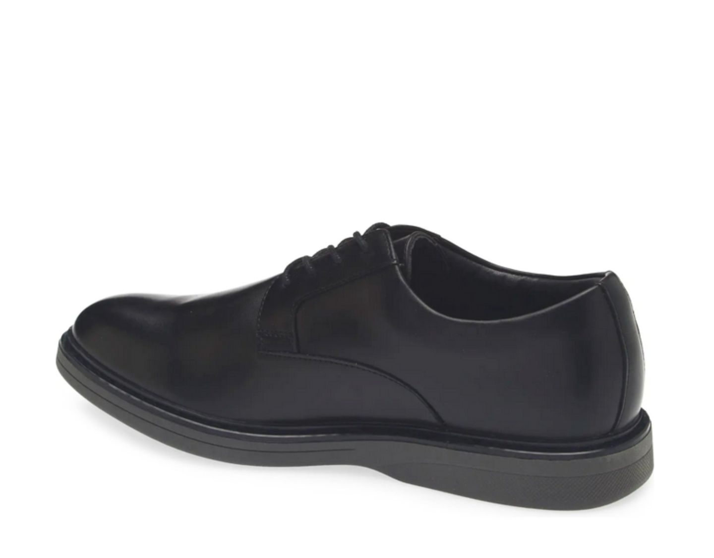 Мужские туфли RUSH Gordon Rush Lace Up Plain Toe Derby, цвет: Чёрный — фото 3