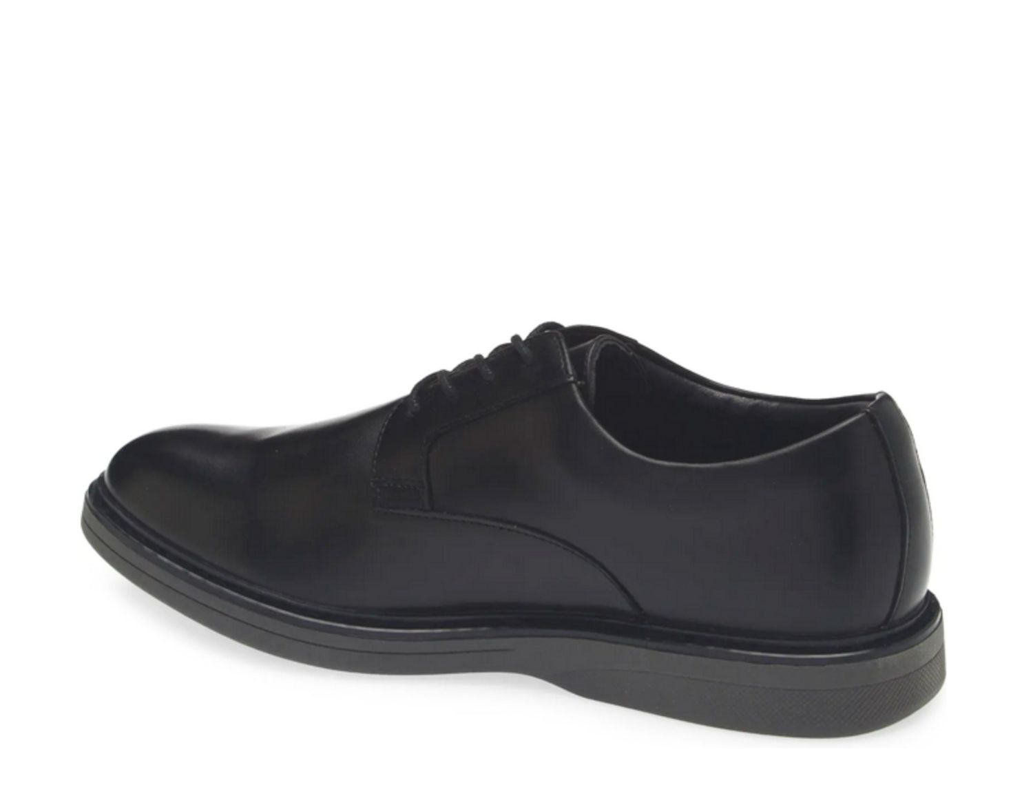 Men's Lace Up Plain Toe Derby Shoes