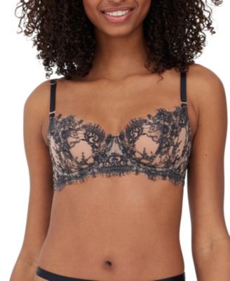 Entice Unlined Underwire Lace Balconette Bra