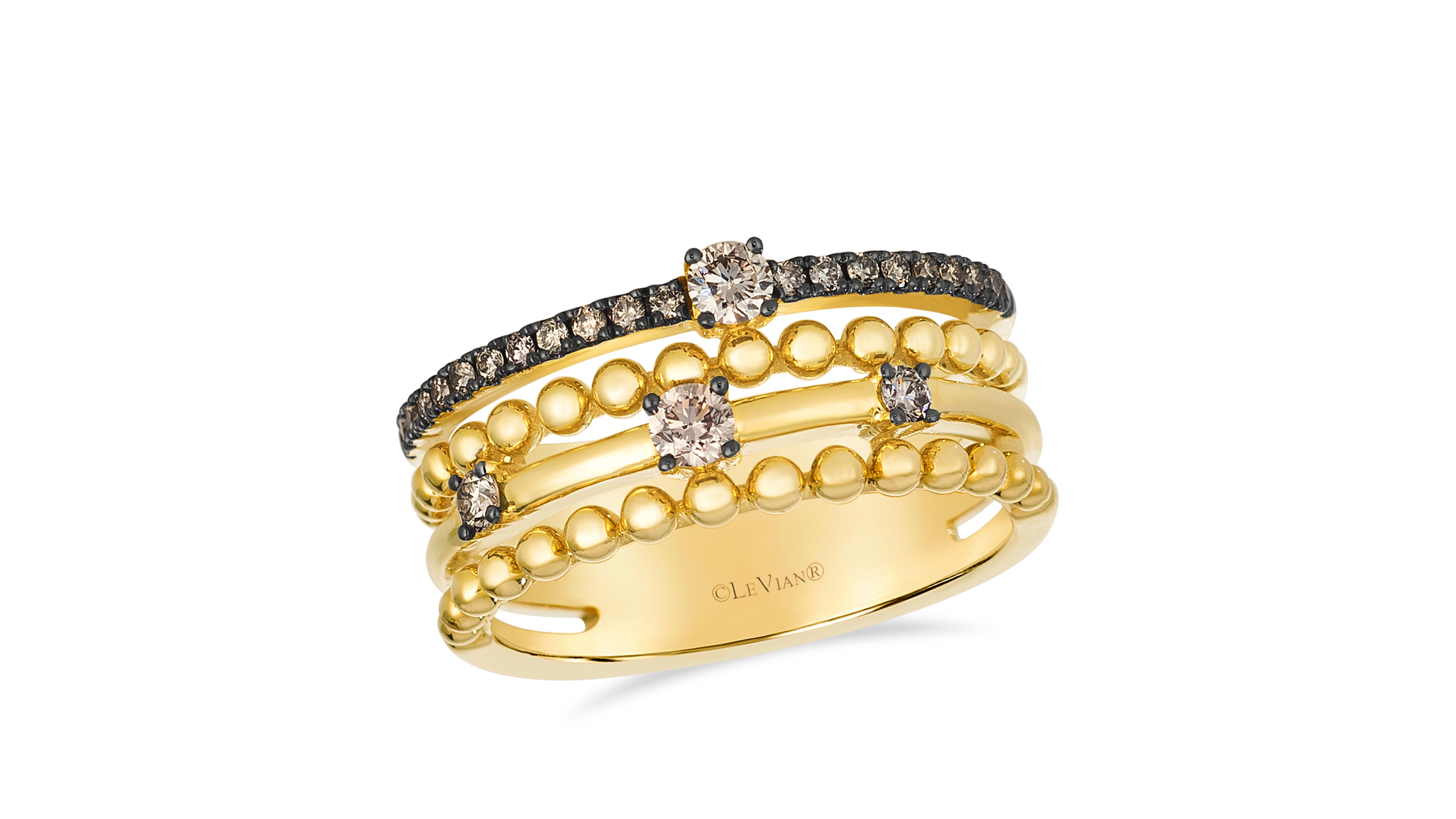 Le Vian Chocolate Diamond Ring (0.40 ct. t.w.) in 14k Honey Gold