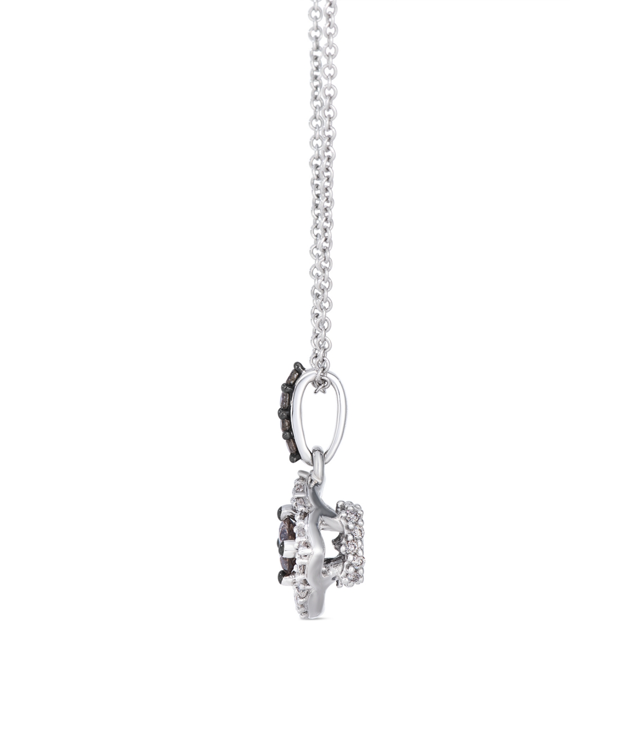 Le Vian Chocolate Diamond (0.22 Ct. T.w.) And Vanilla Diamond (0.16 Ct. T.w.) Pendant Necklace In 14k Vanill In Gold