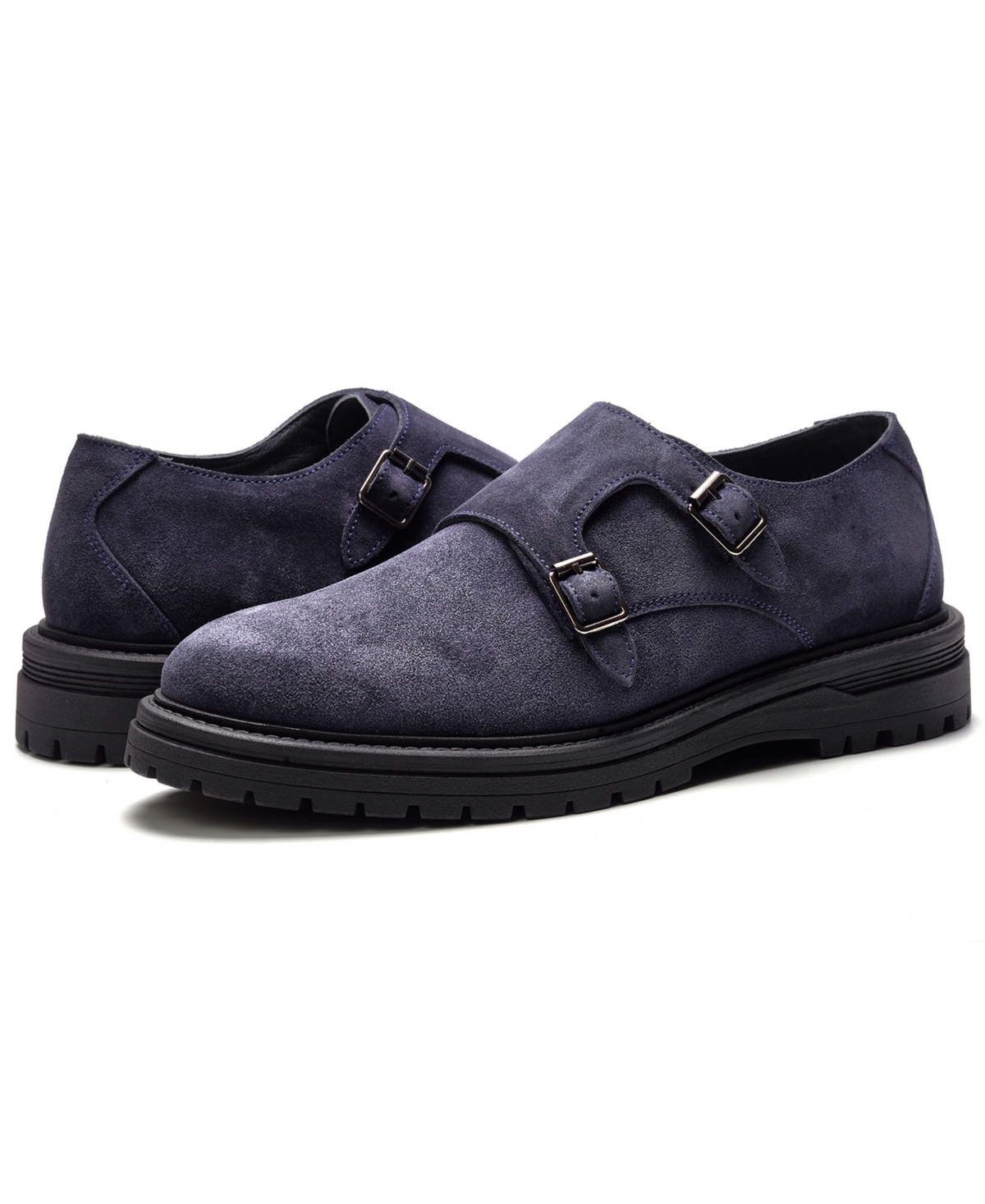 Anthony Veer Men's Jett Double Monk Round-Toe Shoes