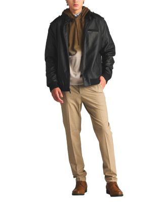 Men's Faux Leather Iconic Racer Jacket
