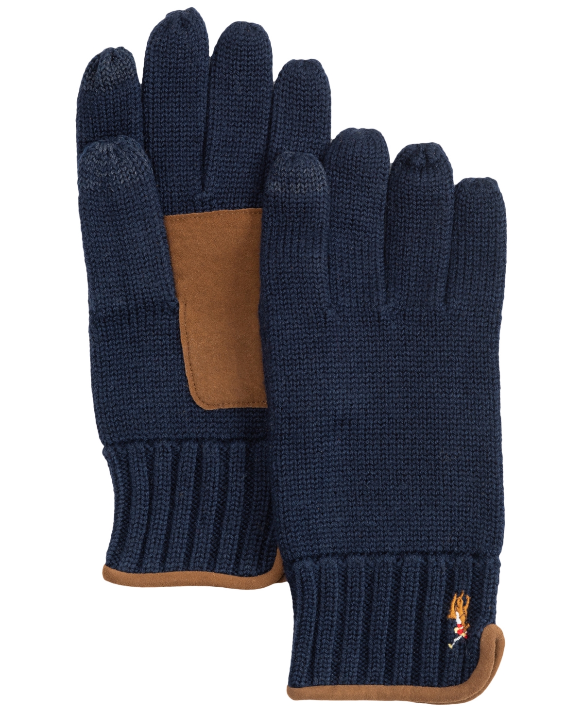 Polo Ralph Lauren Men's Suede-Trim Touch Gloves