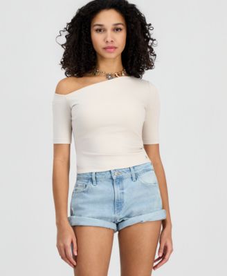 Women's Cristina Asymmetric Short-Sleeve Top