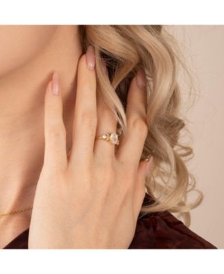 Starlight Moonstone Ring