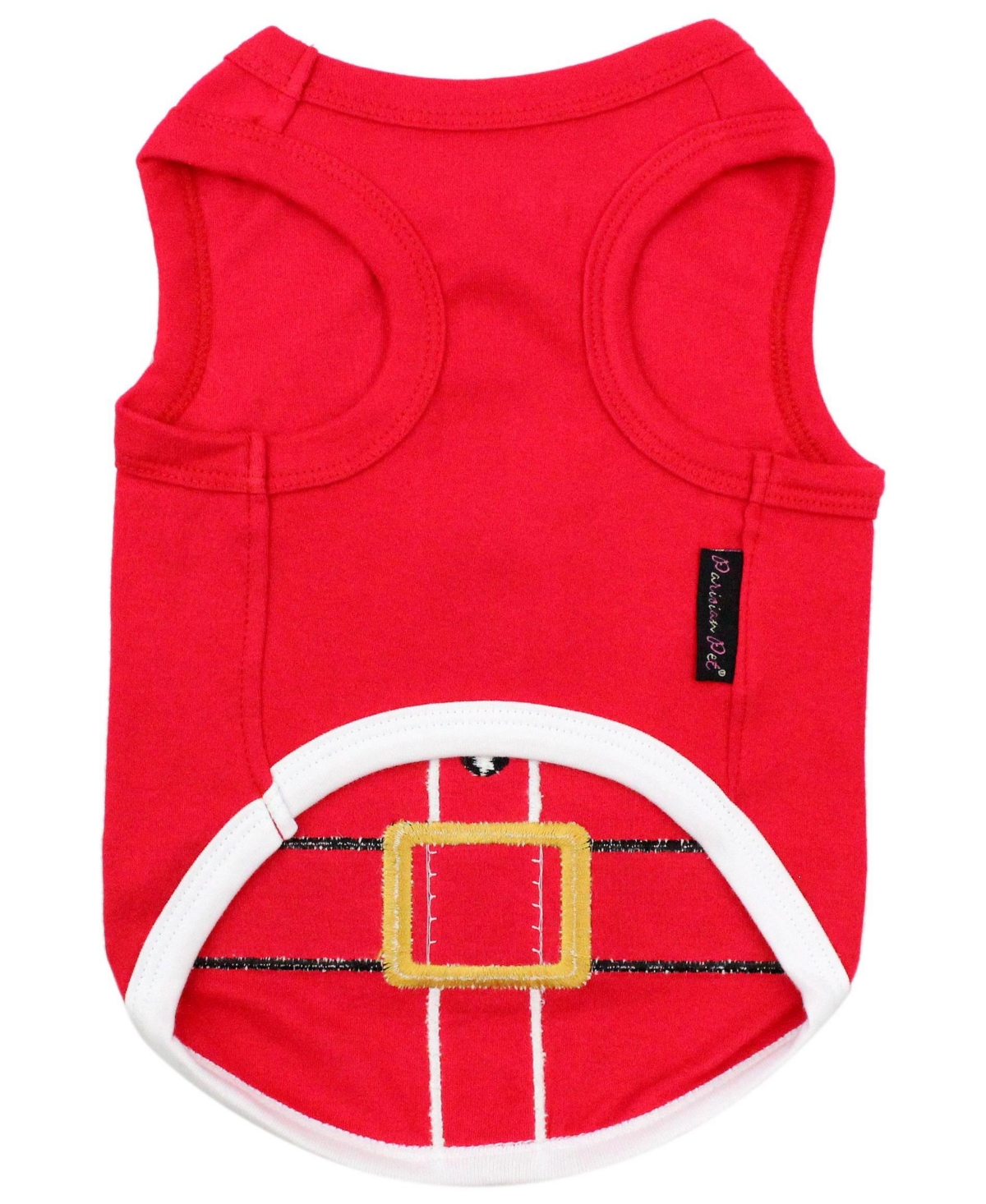 Parisian Pet Santa Outfit Holiday Dog T-Shirt