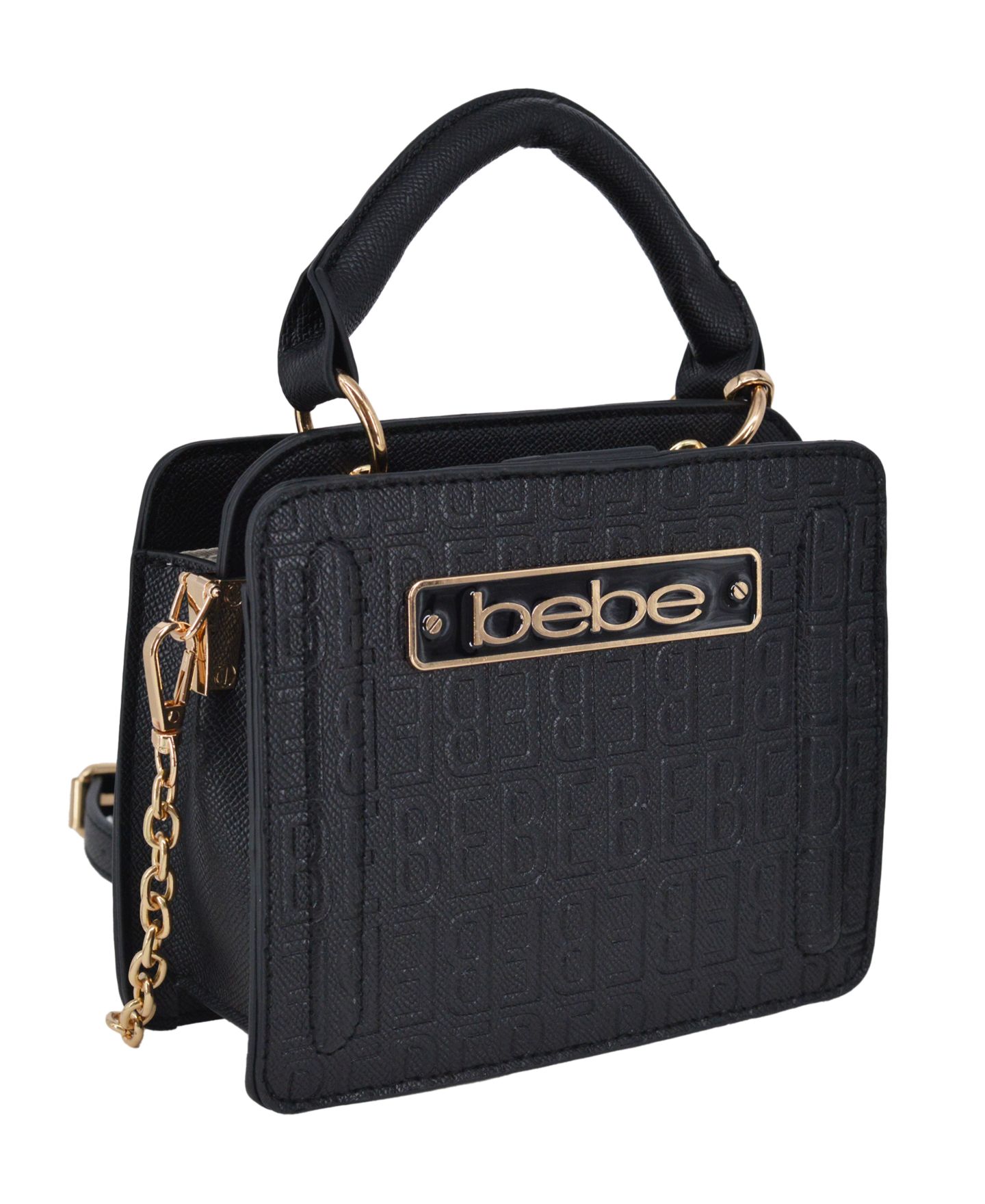 Женская сумка Bebe Thea Mini Satchel, цвет: Чёрный — фото 3
