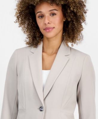 Petite Single-Button Tailored Blazer