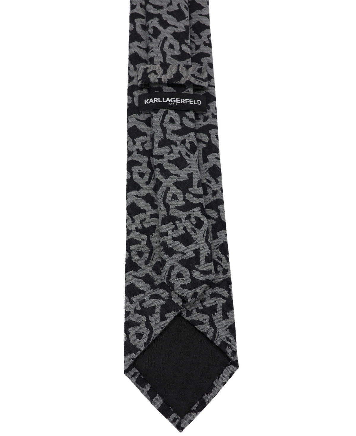 Karl Lagerfeld Paris Men's Sparkle Medallion Pattern Classic Tie